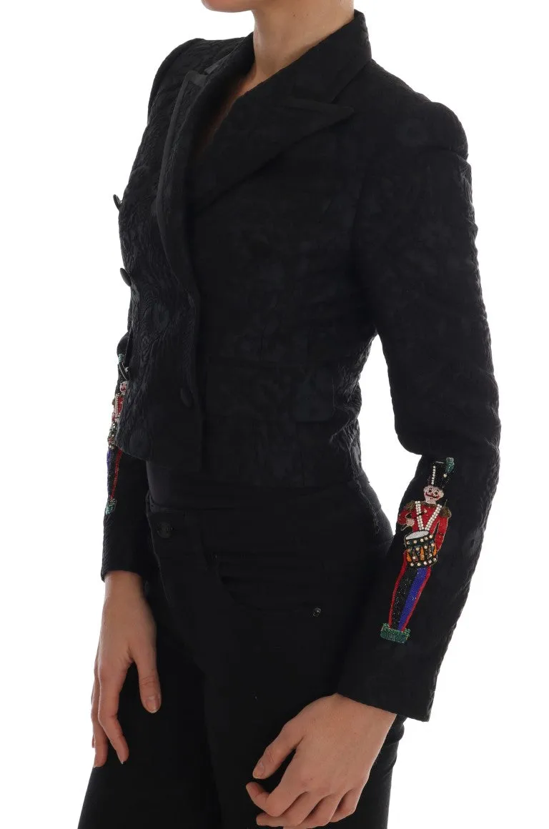 Black Brocade Blazer Jacket sold by Lord & Taylor product image thumbnail 2