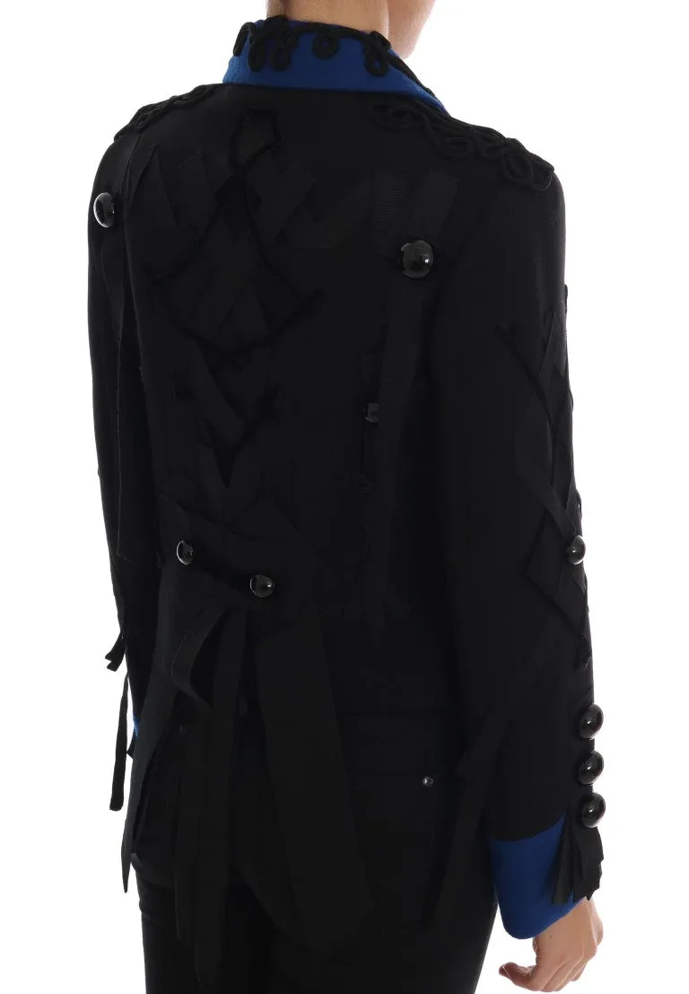 Black Wool Trench Jacket sold by Lord & Taylor product image thumbnail 3