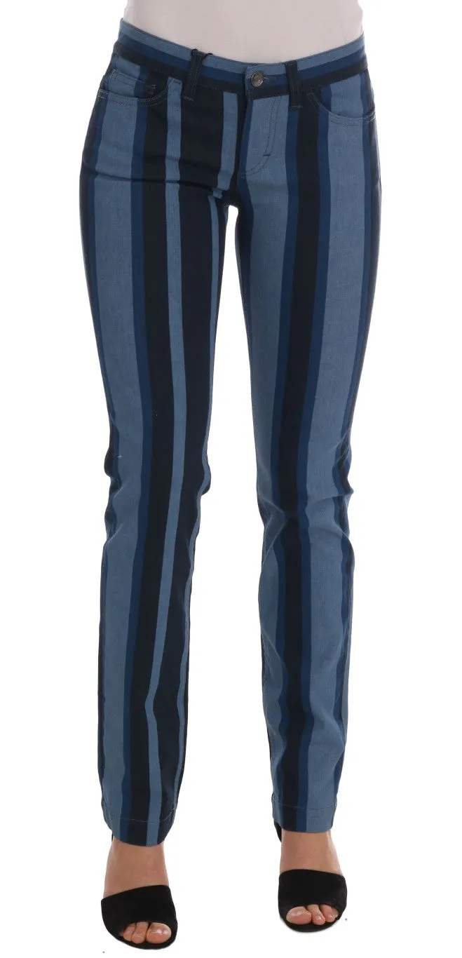 Blue GIRLY Striped Cotton Jeans sold by Lord & Taylor