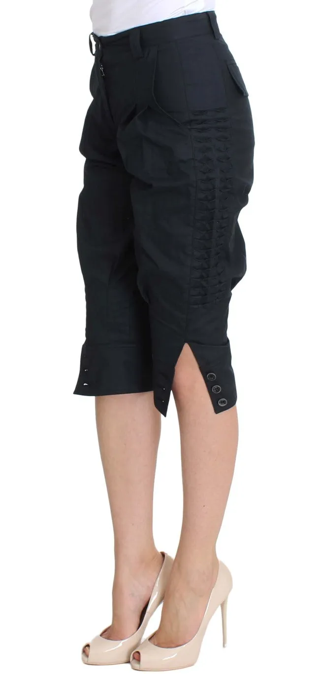 Blue Cotton 3/4 Length Pants sold by Lord & Taylor product image thumbnail 2