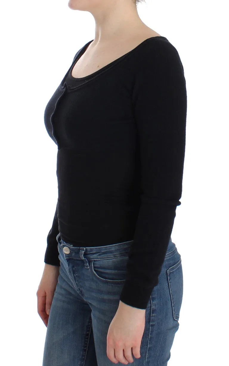 Black Cashmere Cardigan Sweater sold by Lord & Taylor product image thumbnail 2