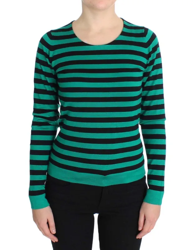 Green Black Silk Cashmere Sweater sold by Lord & Taylor