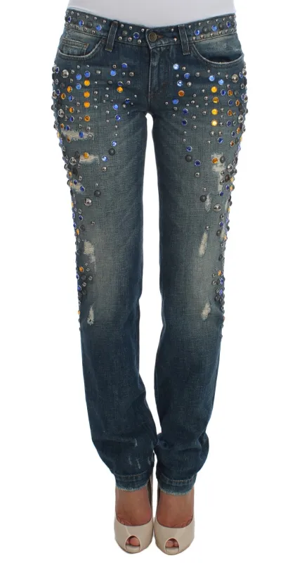 Crystal Embellished GIRLY Slim Fit Jeans sold by Lord & Taylor