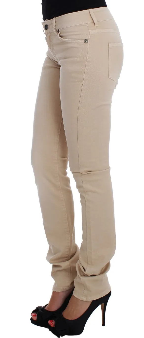 Beige Wash Slim Fit Cotton Stretch Jeans sold by Lord & Taylor product image thumbnail 2