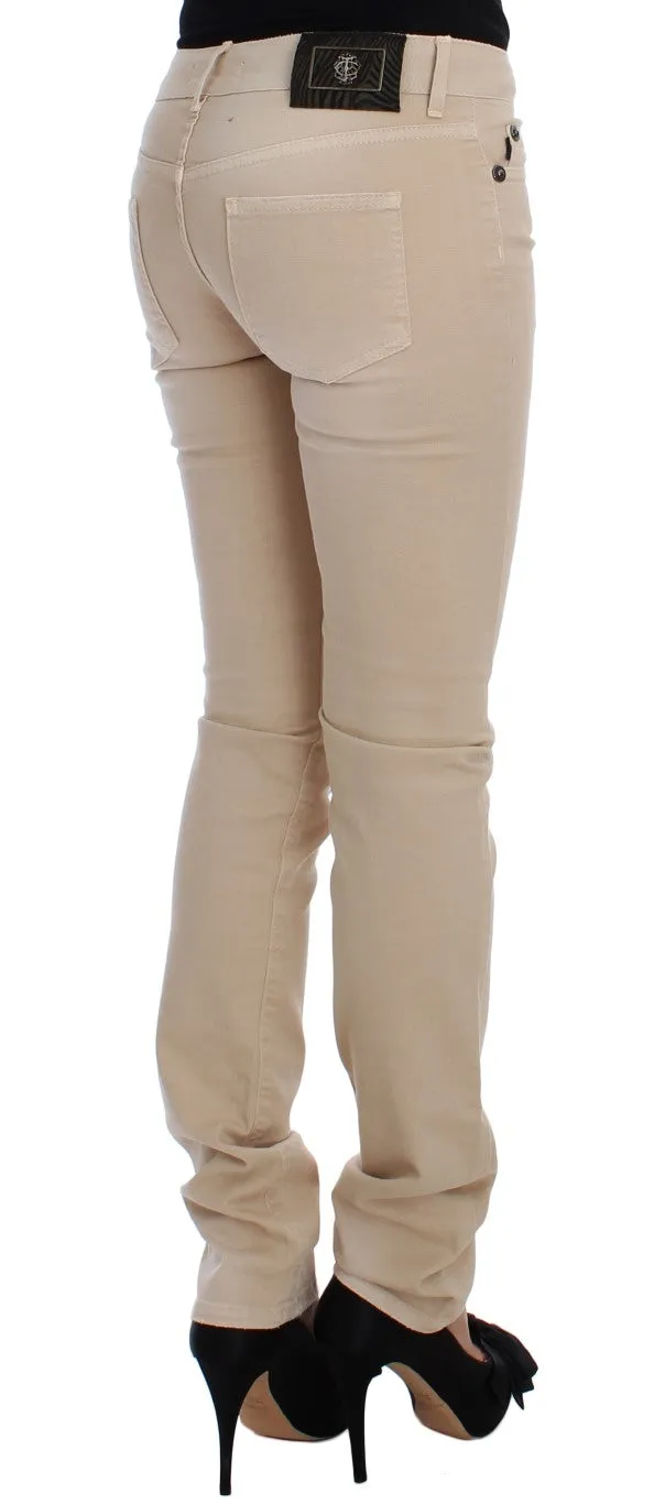 Beige Wash Slim Fit Cotton Stretch Jeans sold by Lord & Taylor product image thumbnail 4