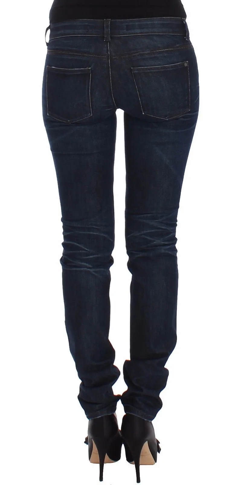 Blue Slim Jeans Denim Pants Skinny Leg Stretch sold by Lord & Taylor product image thumbnail 3
