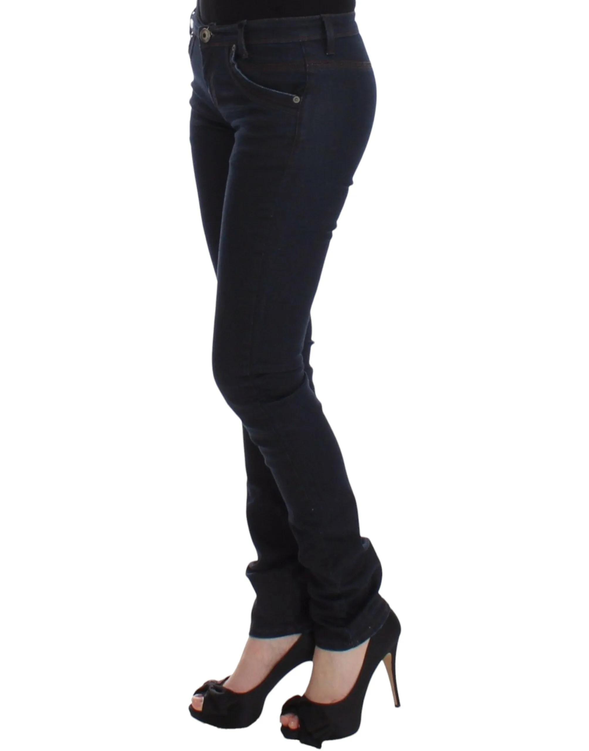 Blue Slim Jeans Denim Pants Skinny Leg Stretch sold by Lord & Taylor product image thumbnail 2