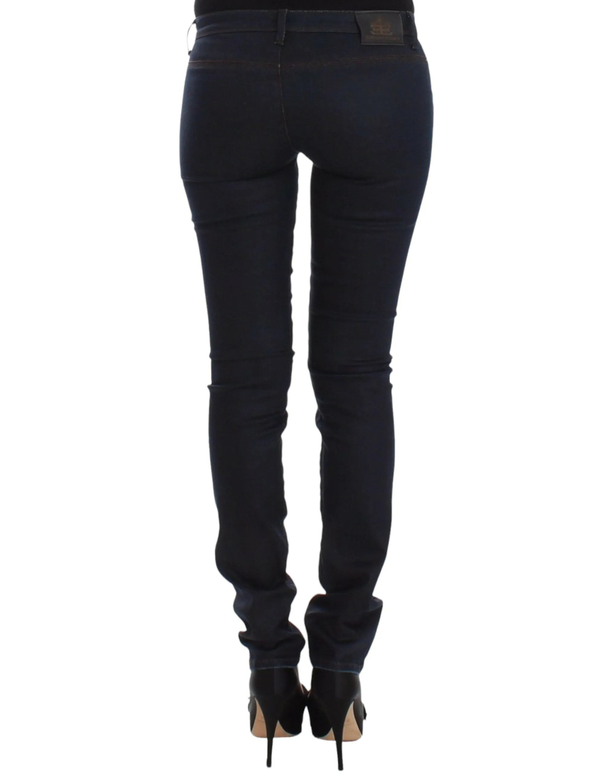 Blue Slim Jeans Denim Pants Skinny Leg Stretch sold by Lord & Taylor product image thumbnail 3