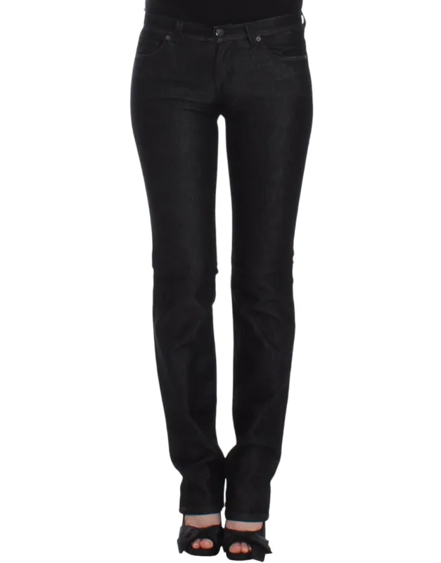Black Slim Jeans Denim Pants Skinny Leg Stretch sold by Lord & Taylor