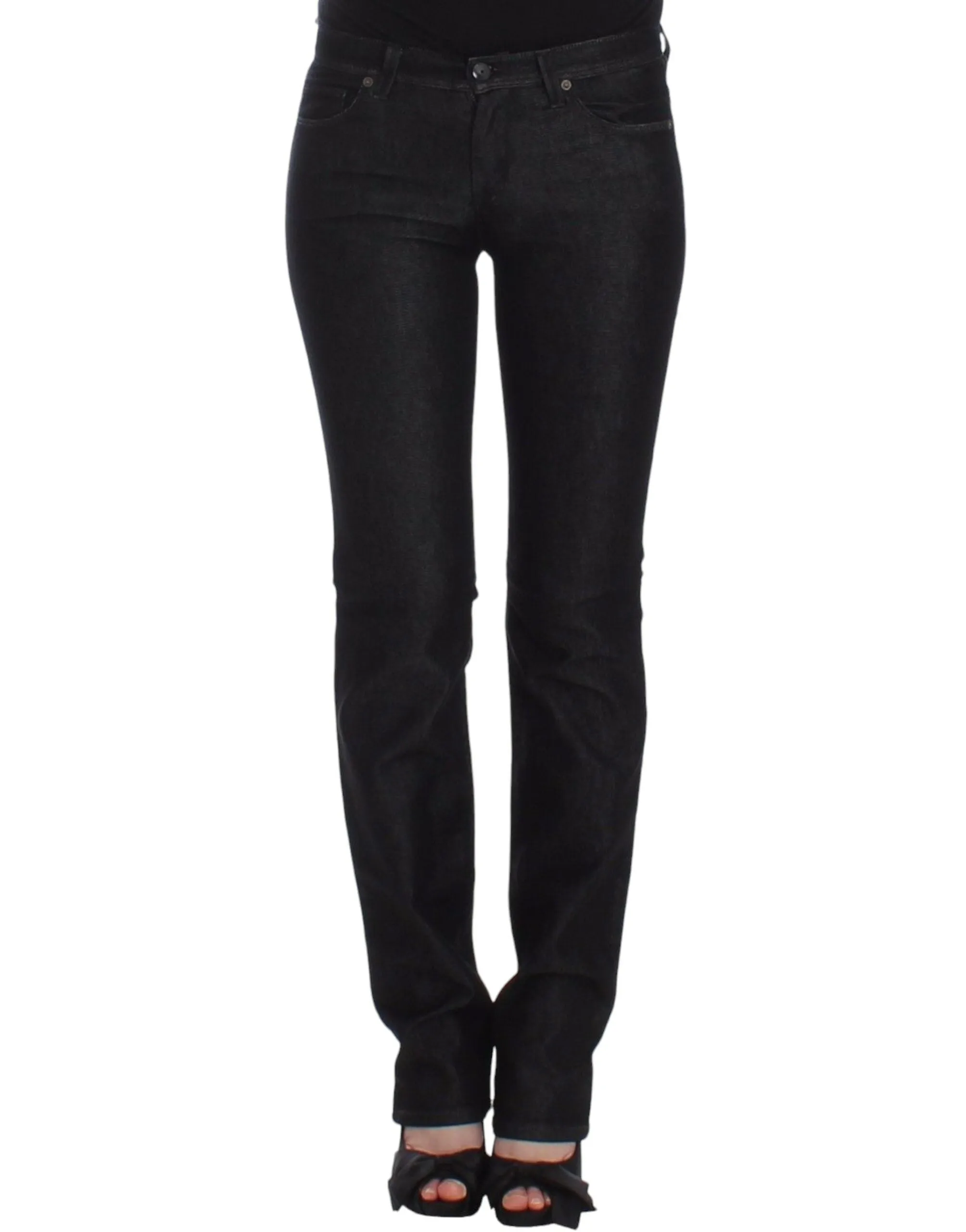 Black Slim Jeans Denim Pants Skinny Leg Stretch sold by Lord & Taylor