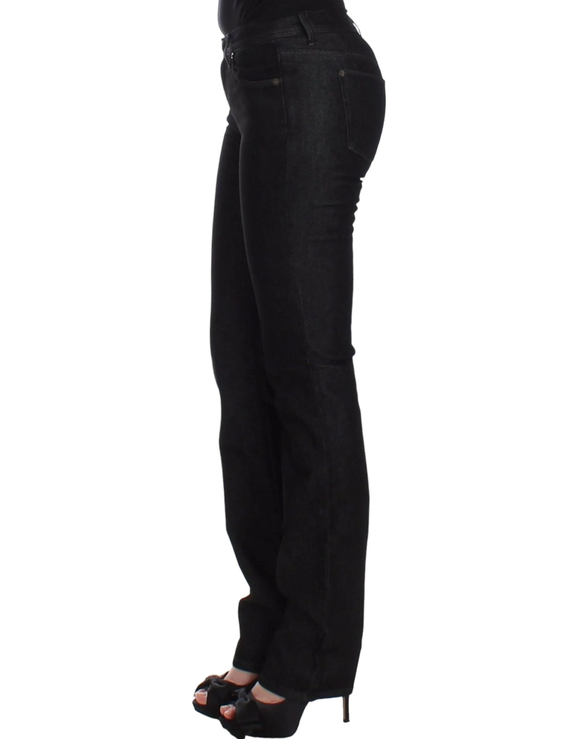 Black Slim Jeans Denim Pants Skinny Leg Stretch sold by Lord & Taylor product image thumbnail 2