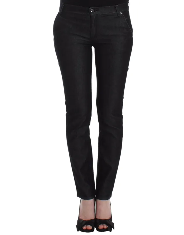 Black Slim Jeans Denim Pants Skinny Leg Stretch sold by Lord & Taylor