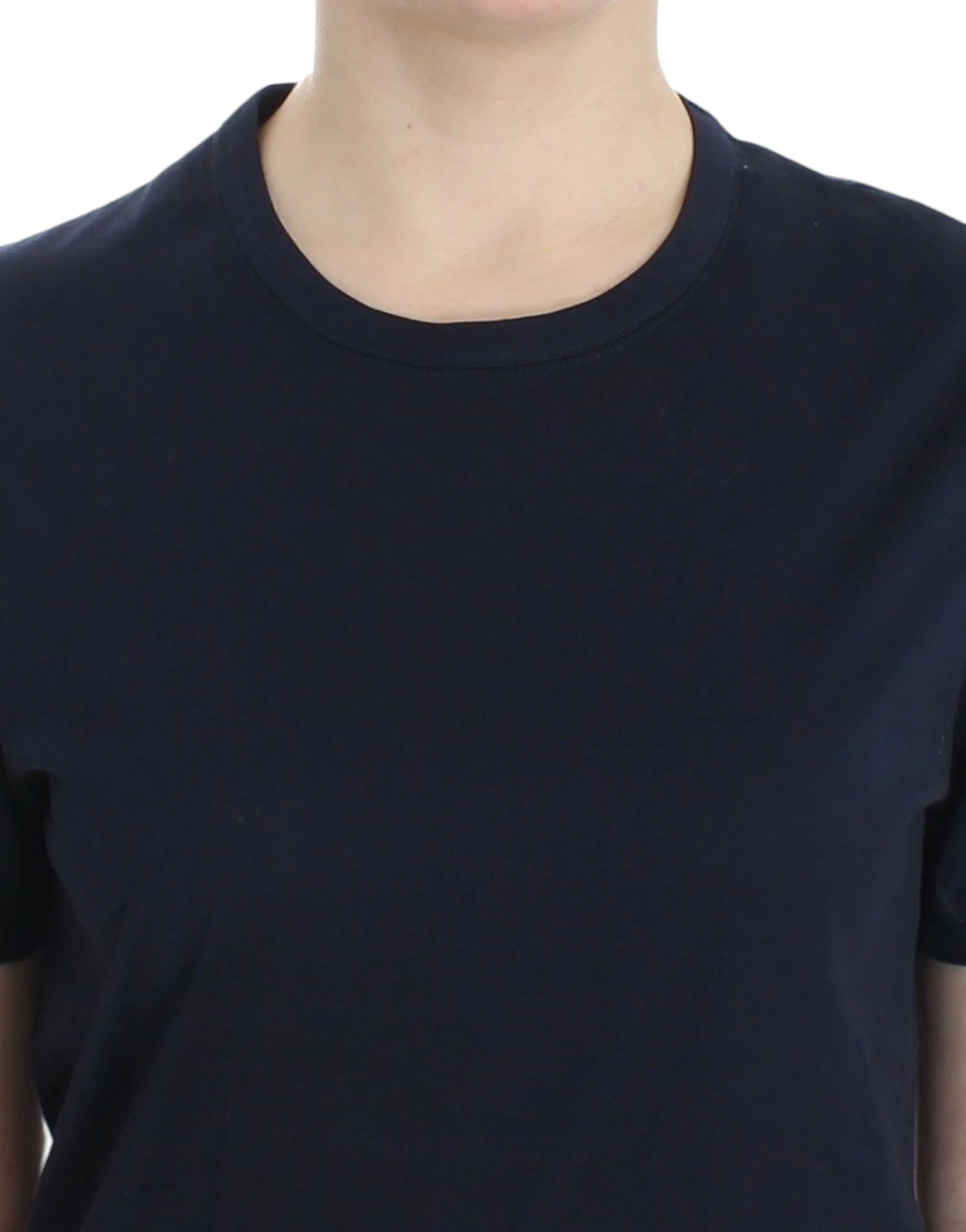 Lingerie Blue Crewneck Cotton Logo T-shirt sold by Lord & Taylor product image thumbnail 4
