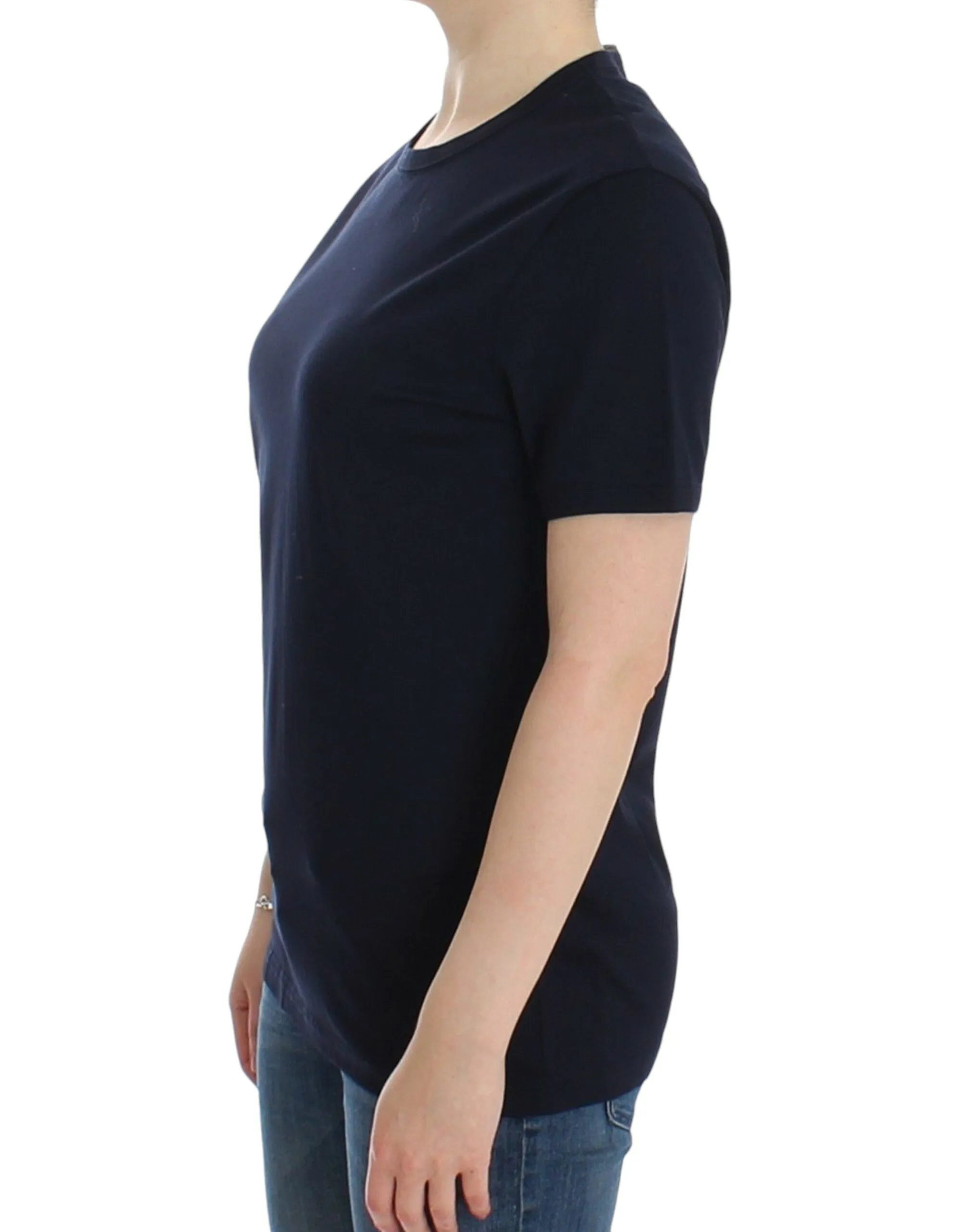 Lingerie Blue Crewneck Cotton Logo T-shirt sold by Lord & Taylor product image thumbnail 2