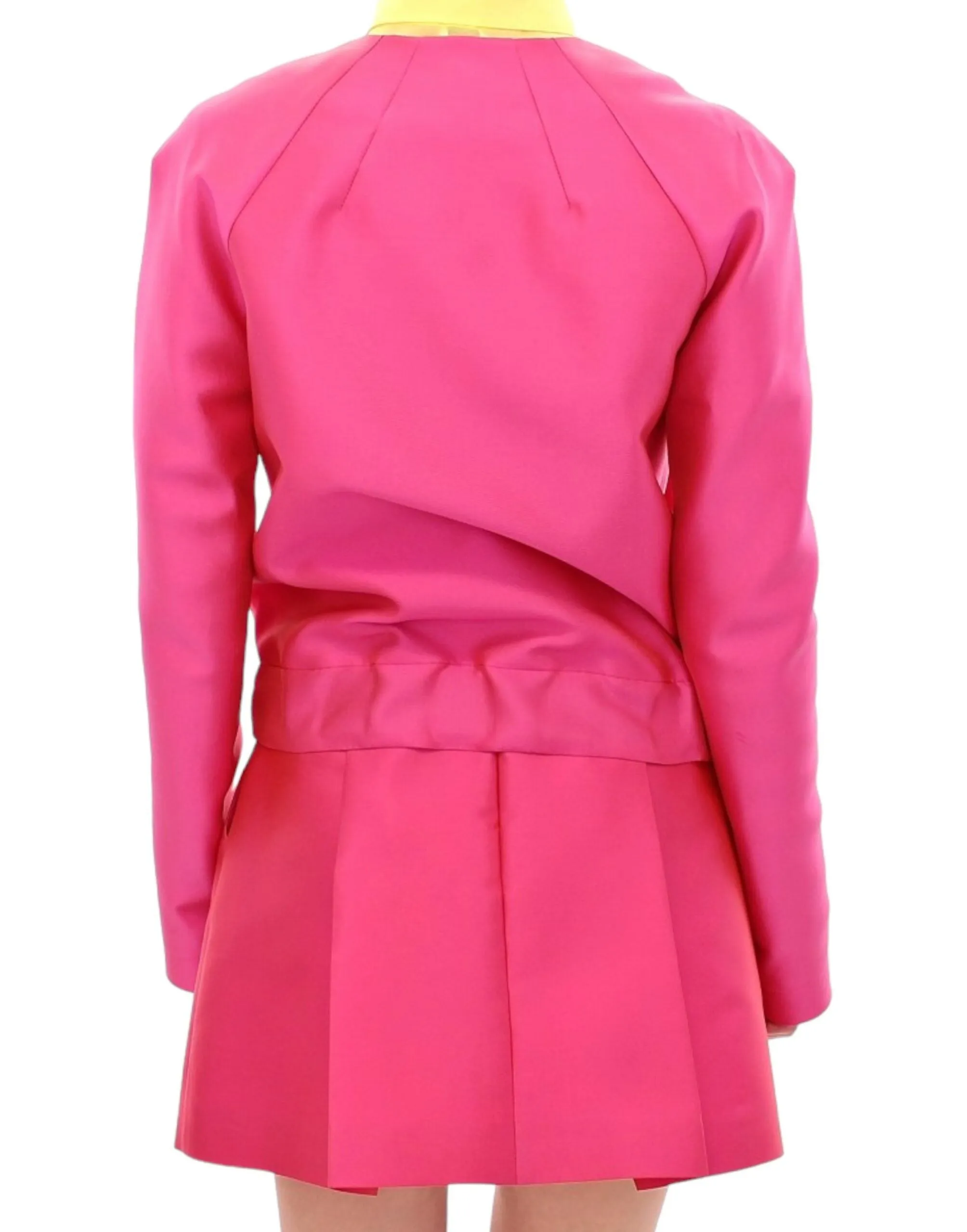 Pink silk blend jacket sold by Lord & Taylor product image thumbnail 5