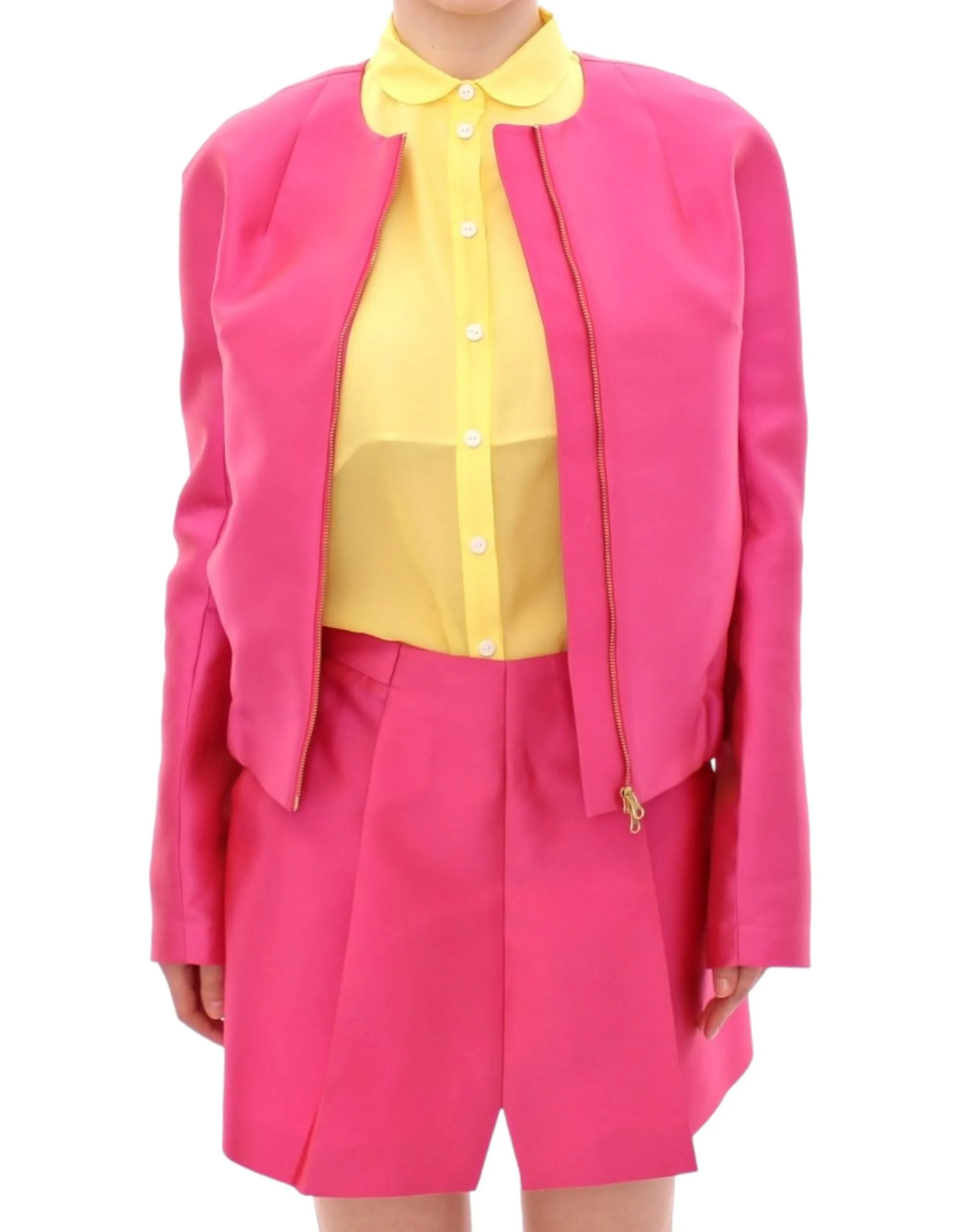 Pink silk blend jacket sold by Lord & Taylor product image thumbnail 2