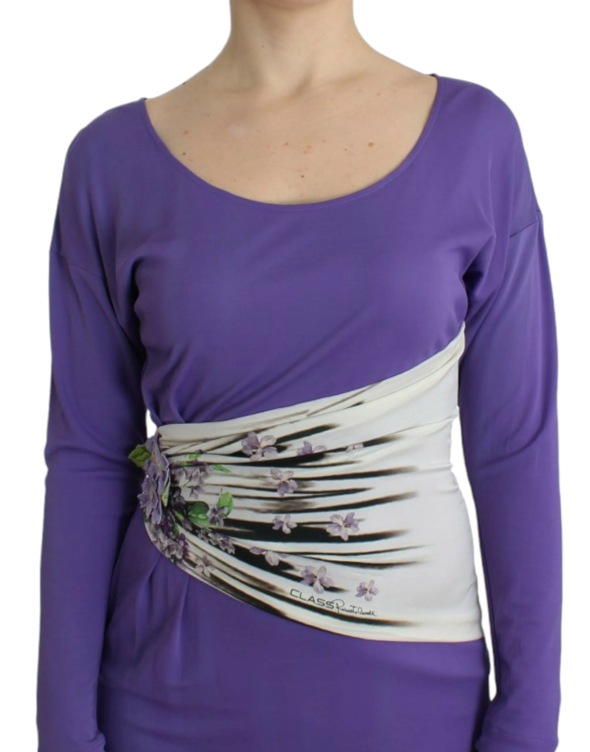 Purple longsleeved dress sold by Lord & Taylor product image thumbnail 5