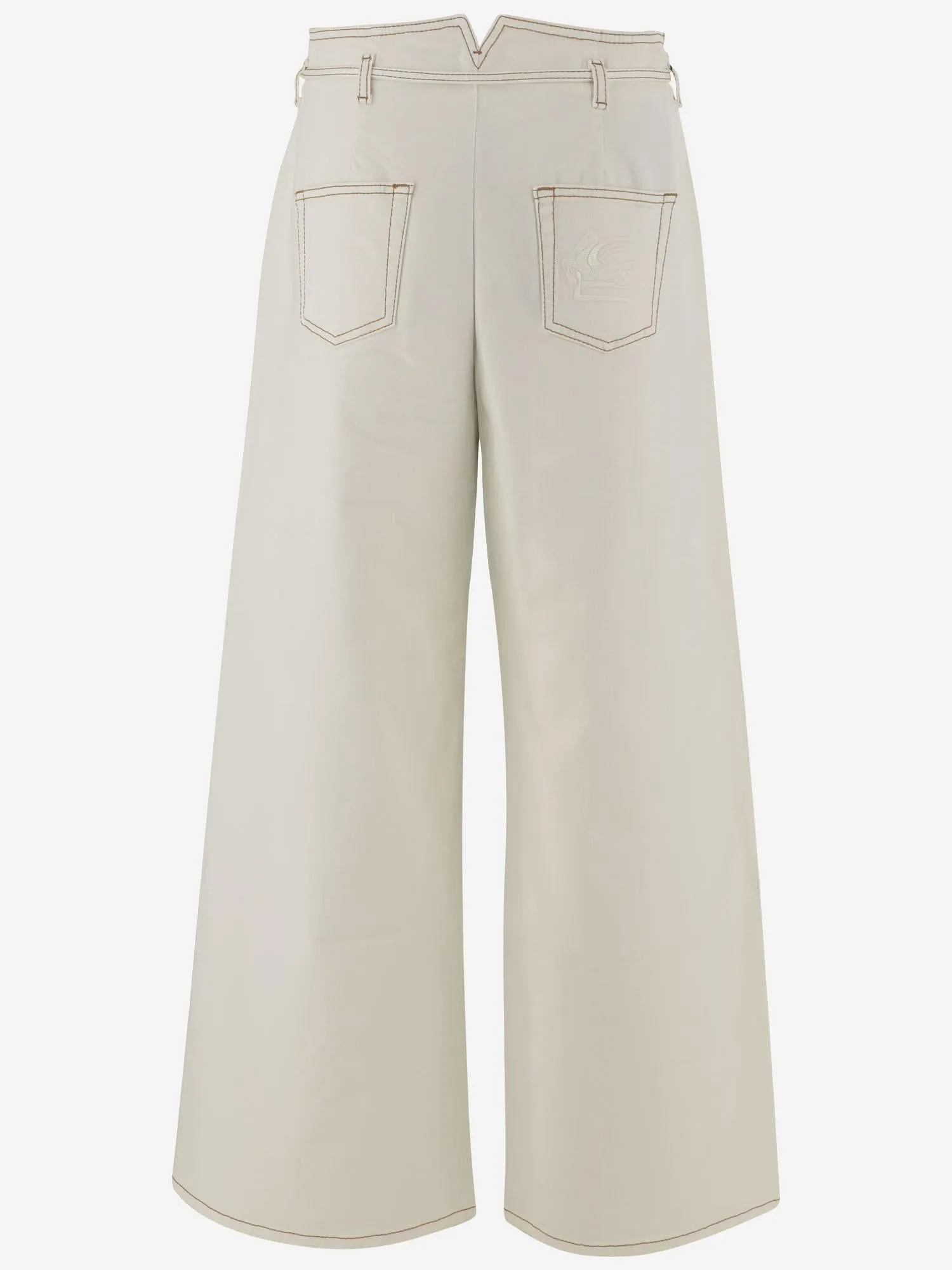 Stretch Cotton Denim Jeans with Belt sold by Lord & Taylor product image thumbnail 2