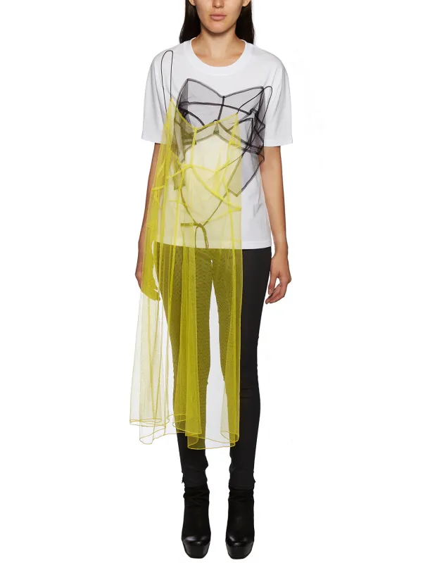 DRESS T-SHIRT IN COTONE E TULLE sold by Lord & Taylor