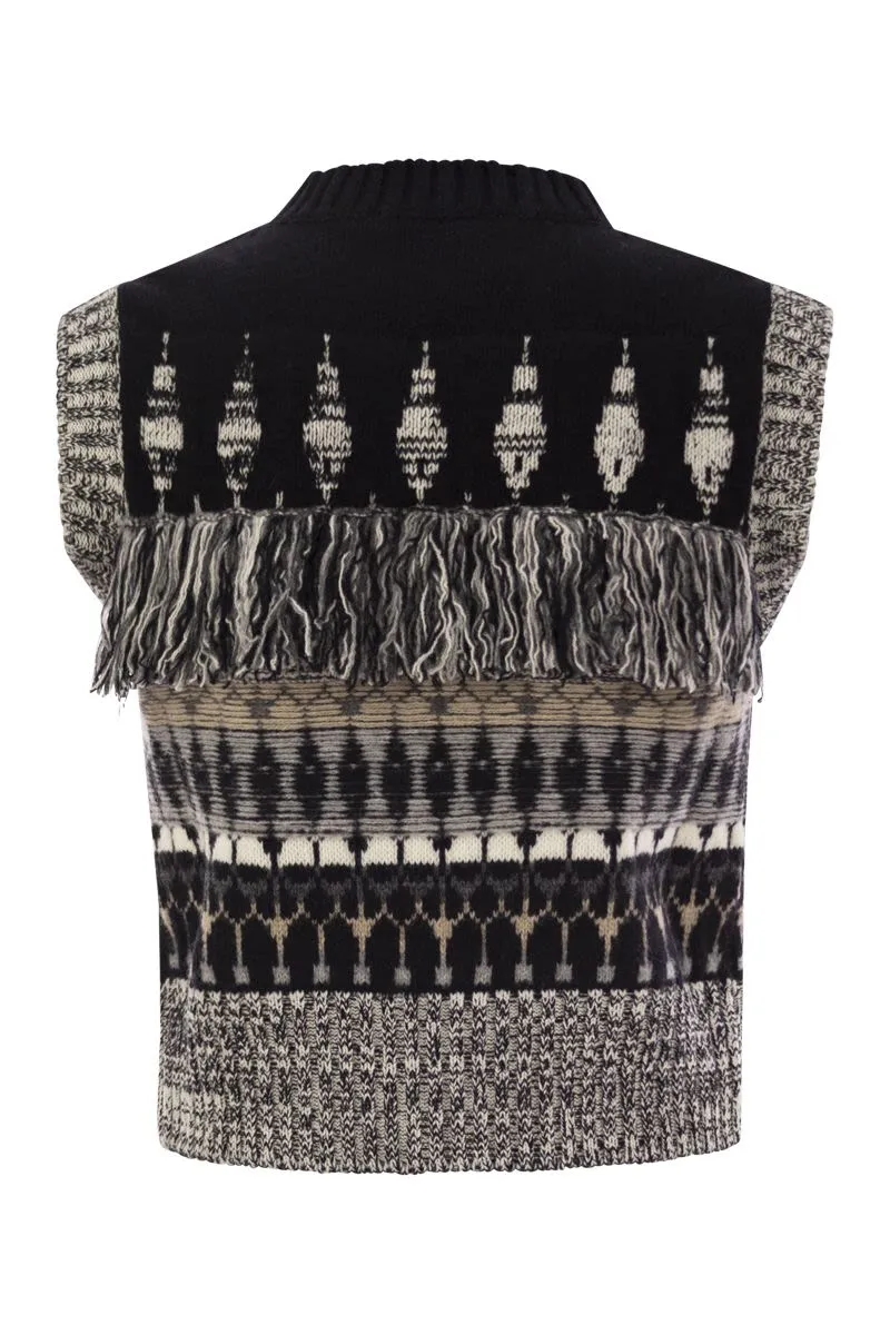 JACQUARD SLEEVELESS JERSEY sold by Lord & Taylor product image thumbnail 2