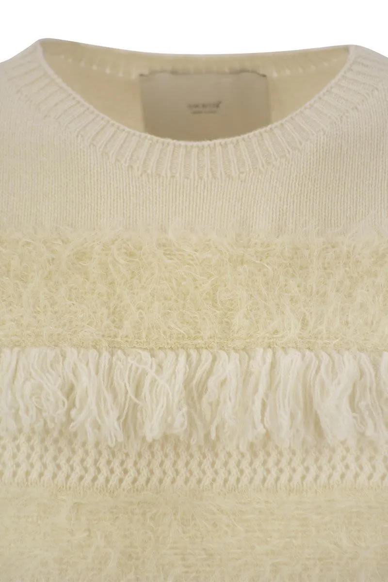 WOOL AND CASHMERE BLEND SLEEVELESS JUMPER sold by Lord & Taylor product image thumbnail 4