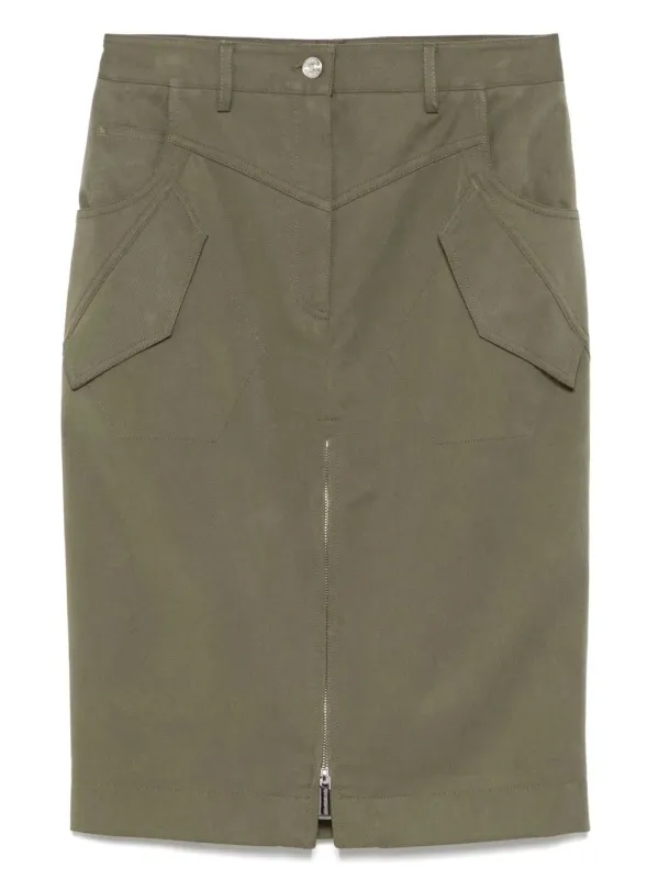 GABARDINE MIDI SKIRT sold by Lord & Taylor