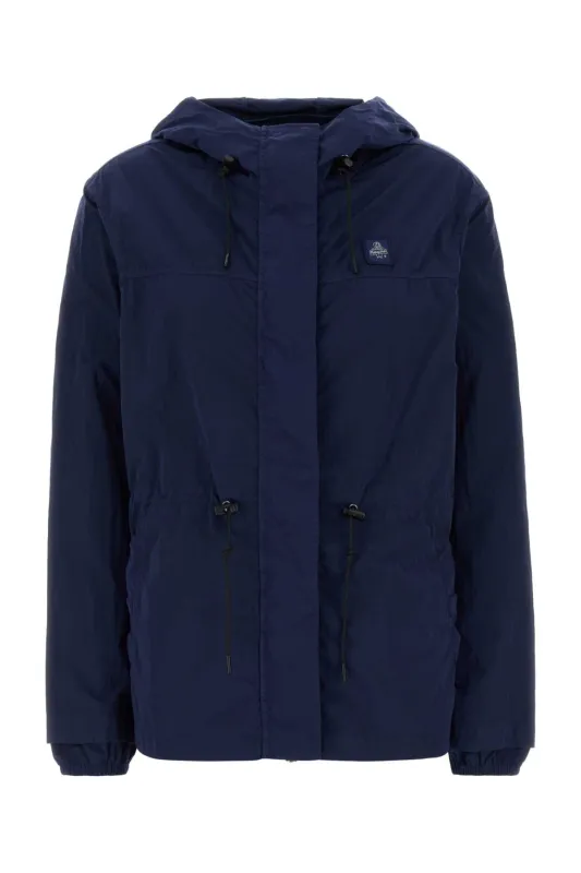 BLUE NYLON BEVERLY JACKET sold by Lord & Taylor