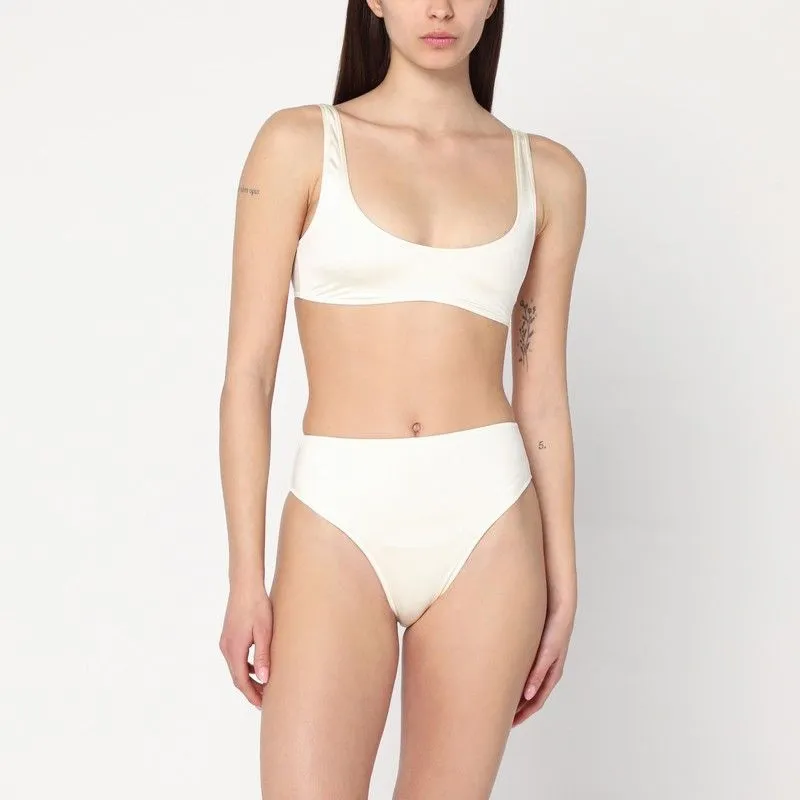 BUTTER-COLOURED TWO-PIECE BIKINI sold by Lord & Taylor
