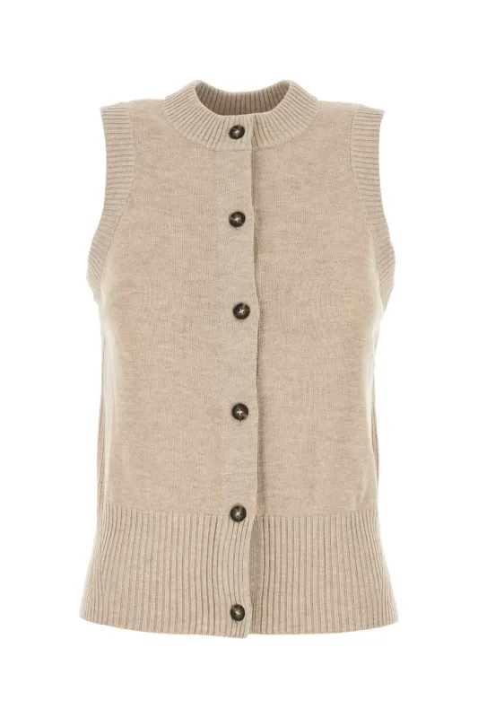 SAND STRETCH TENCEL BLEND MACIE VEST sold by Lord & Taylor
