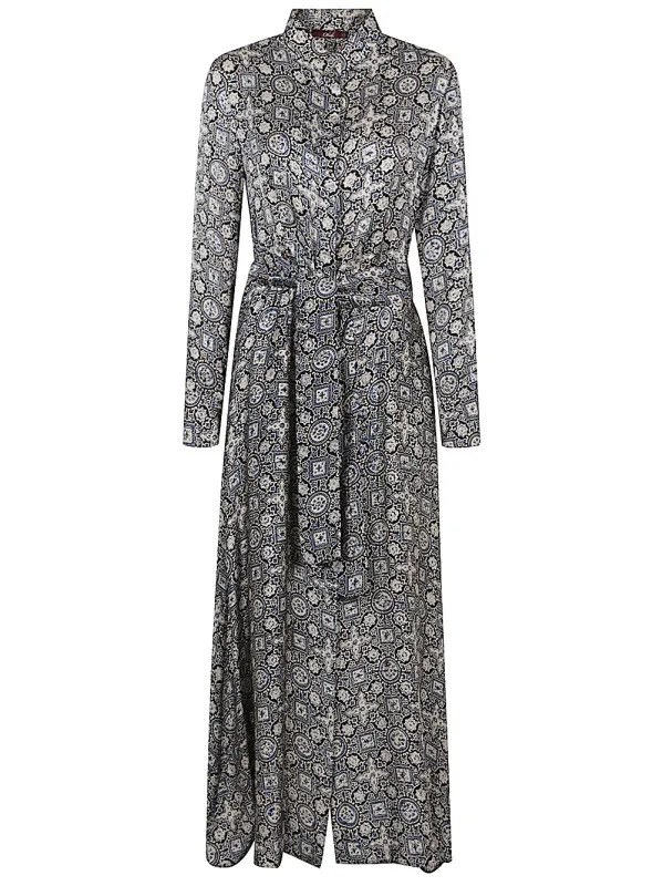 BLUE SILK CLOTHING DRESSES sold by Lord & Taylor