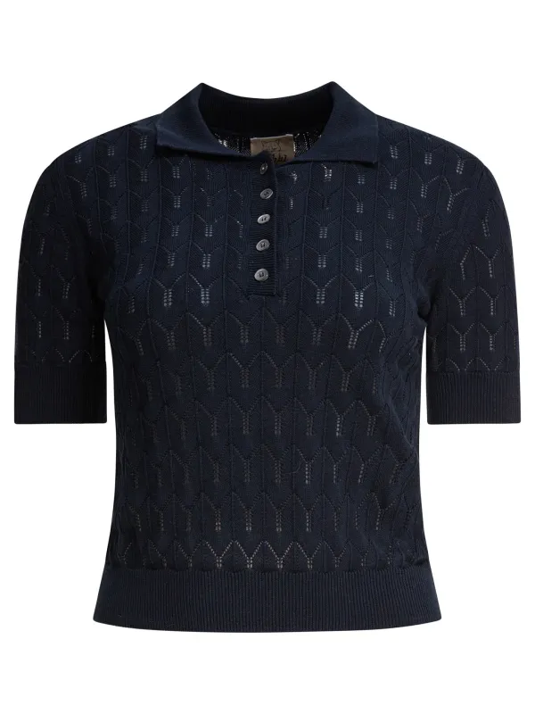 BLUE COTTON POLO SHIRT sold by Lord & Taylor