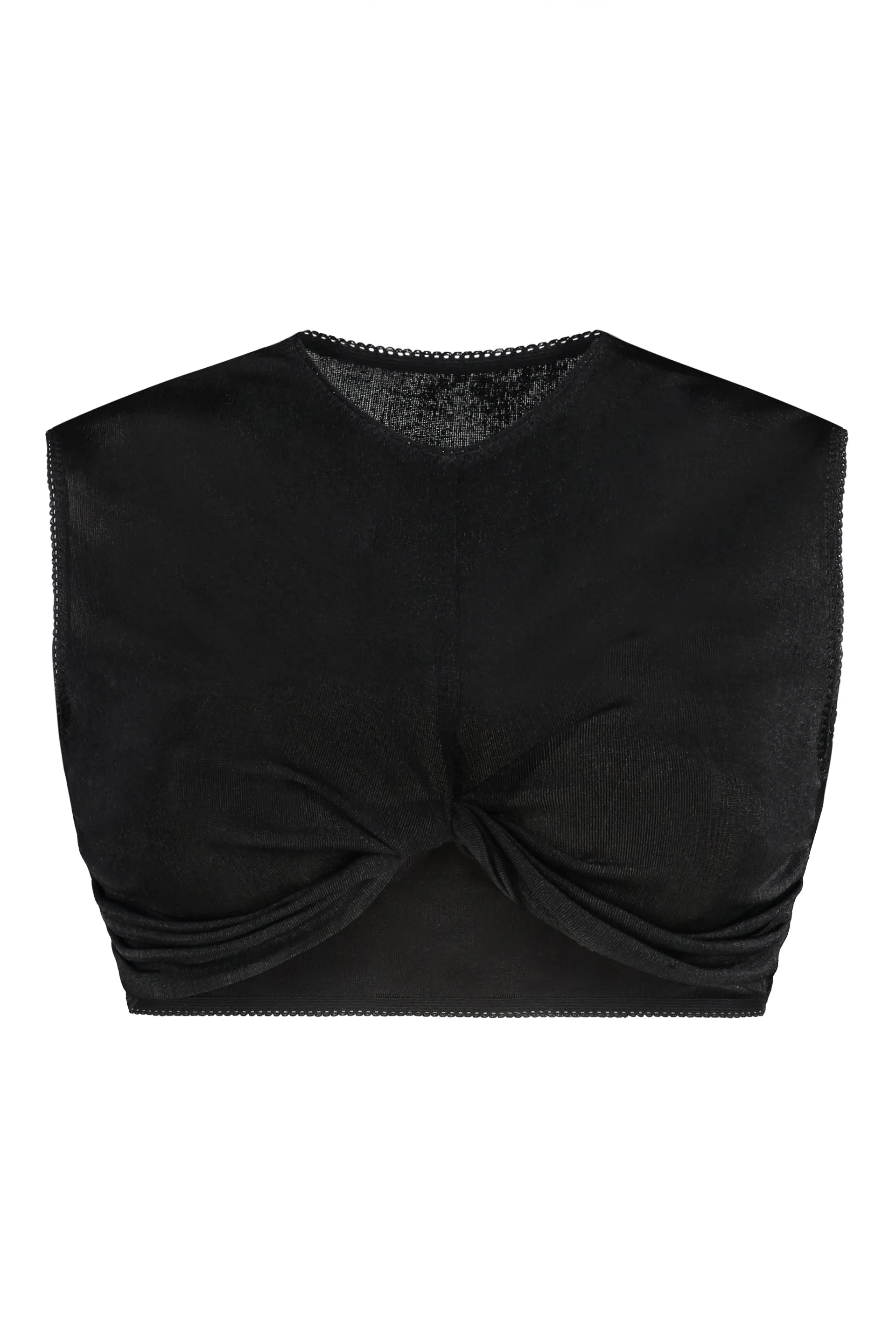 TECHNICAL FABRIC CROP TOP sold by Lord & Taylor