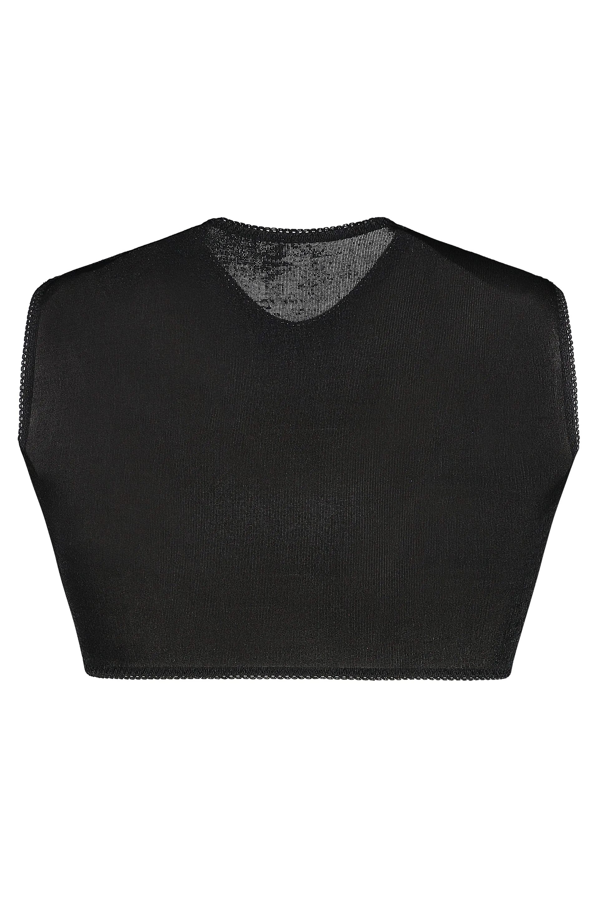 TECHNICAL FABRIC CROP TOP sold by Lord & Taylor product image thumbnail 2