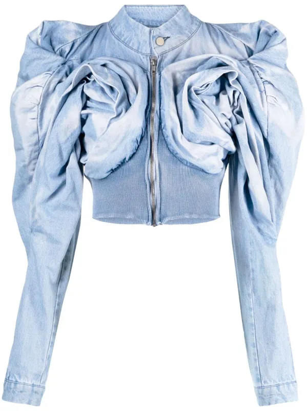 DRAPED DENIM JACKET sold by Lord & Taylor
