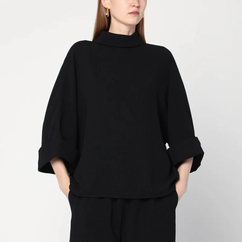 BLACK BAILEE BLOUSE IN CRêPE GEORGETTE sold by Lord & Taylor