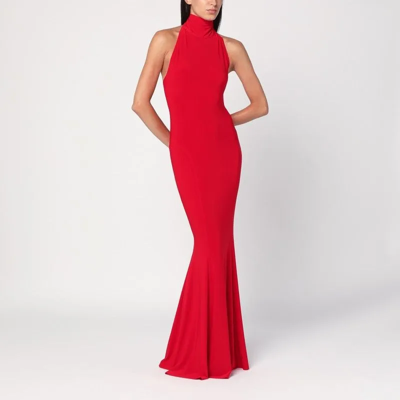 RED TURTLENECK MERMAID DRESS sold by Lord & Taylor