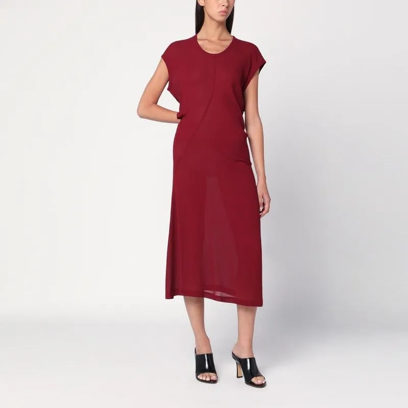 S-CURVE DRESS IN BORDEAUX CHIFFON sold by Lord & Taylor