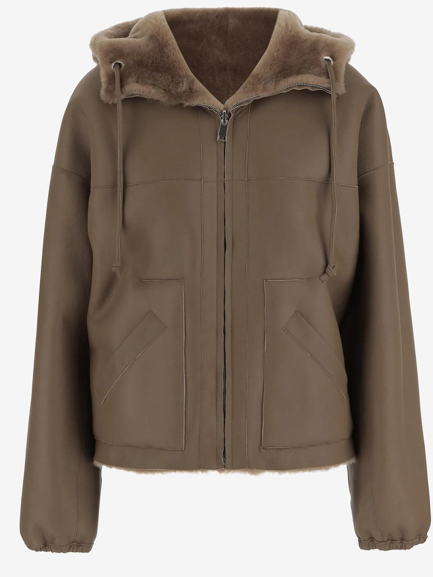 Shearling Reversible Jacket sold by Lord & Taylor product image thumbnail 3