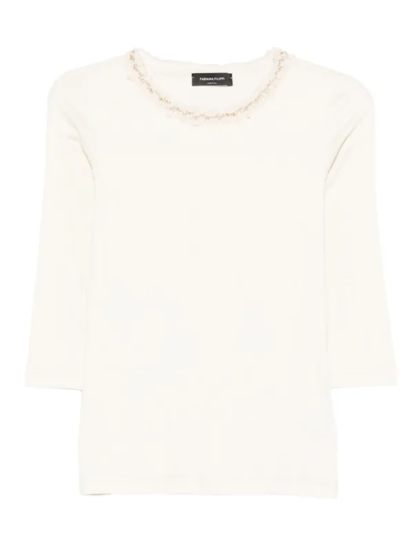 Fabiana Filippi Sweaters White sold by Lord & Taylor