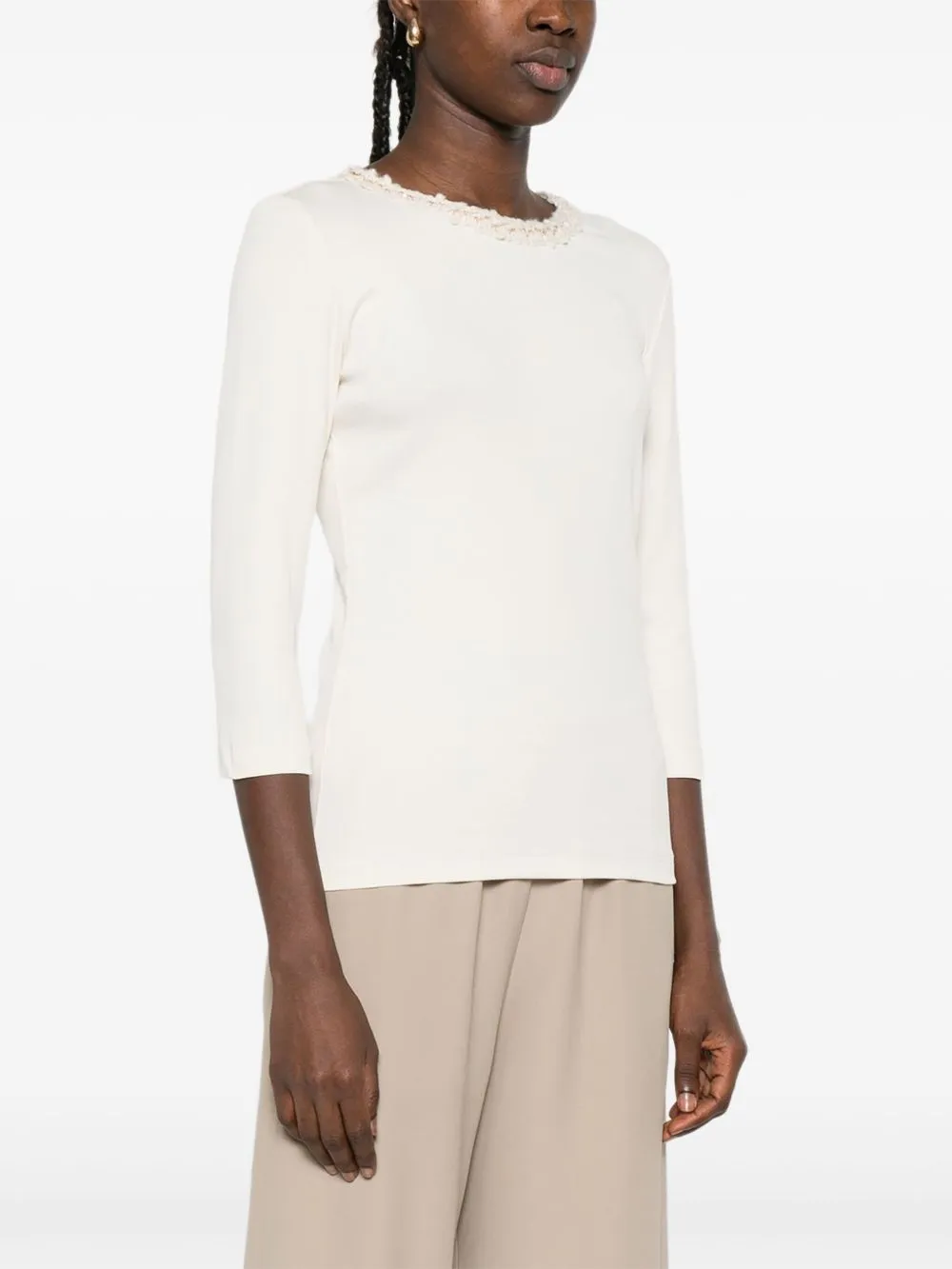 Fabiana Filippi Sweaters White sold by Lord & Taylor product image thumbnail 5