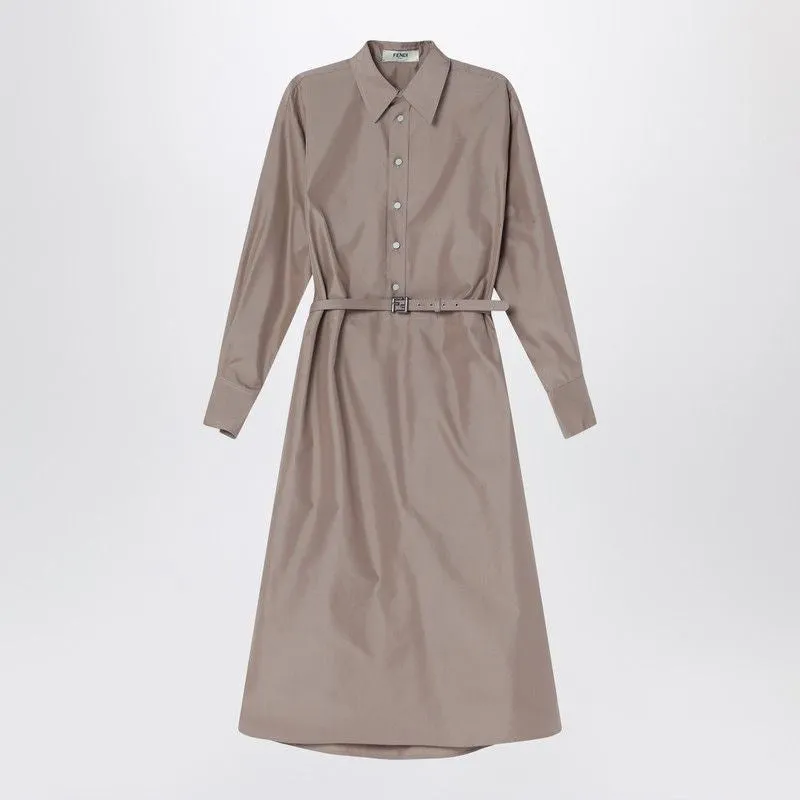 CAPPUCCINO POPLIN SHIRT DRESS sold by Lord & Taylor