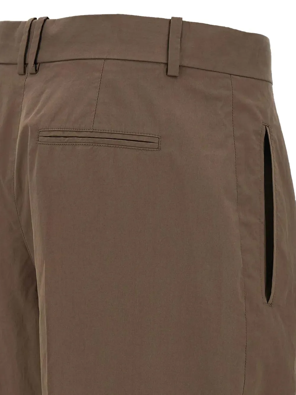 COTTON TROUSERS WITH A WIDE-LEG FIT sold by Lord & Taylor product image thumbnail 4