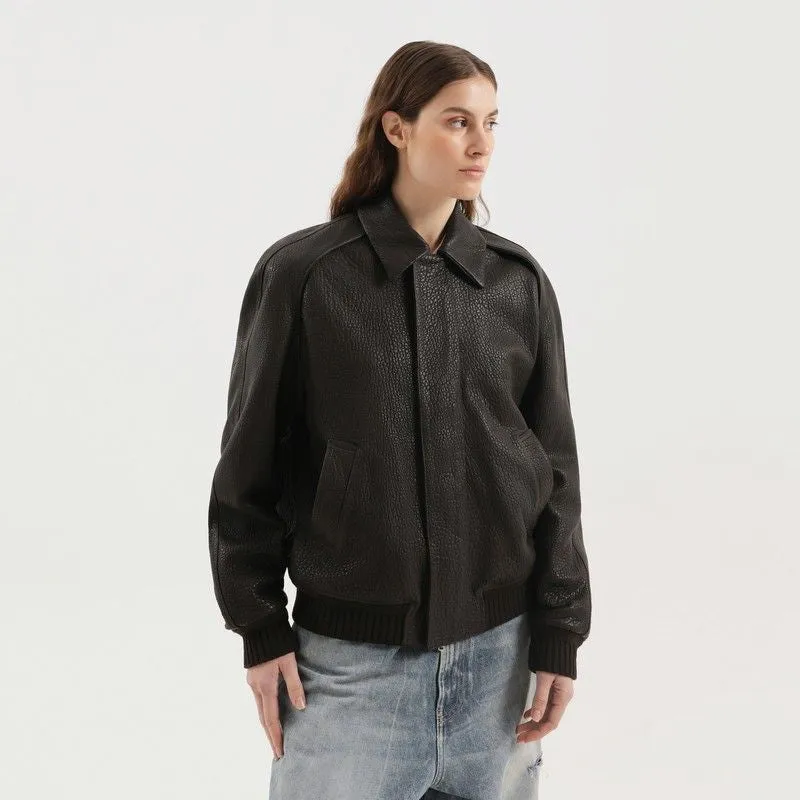 BROWN LEATHER JACKET sold by Lord & Taylor