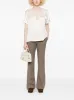 BEIGE SILK T-SHIRT sold by Lord & Taylor