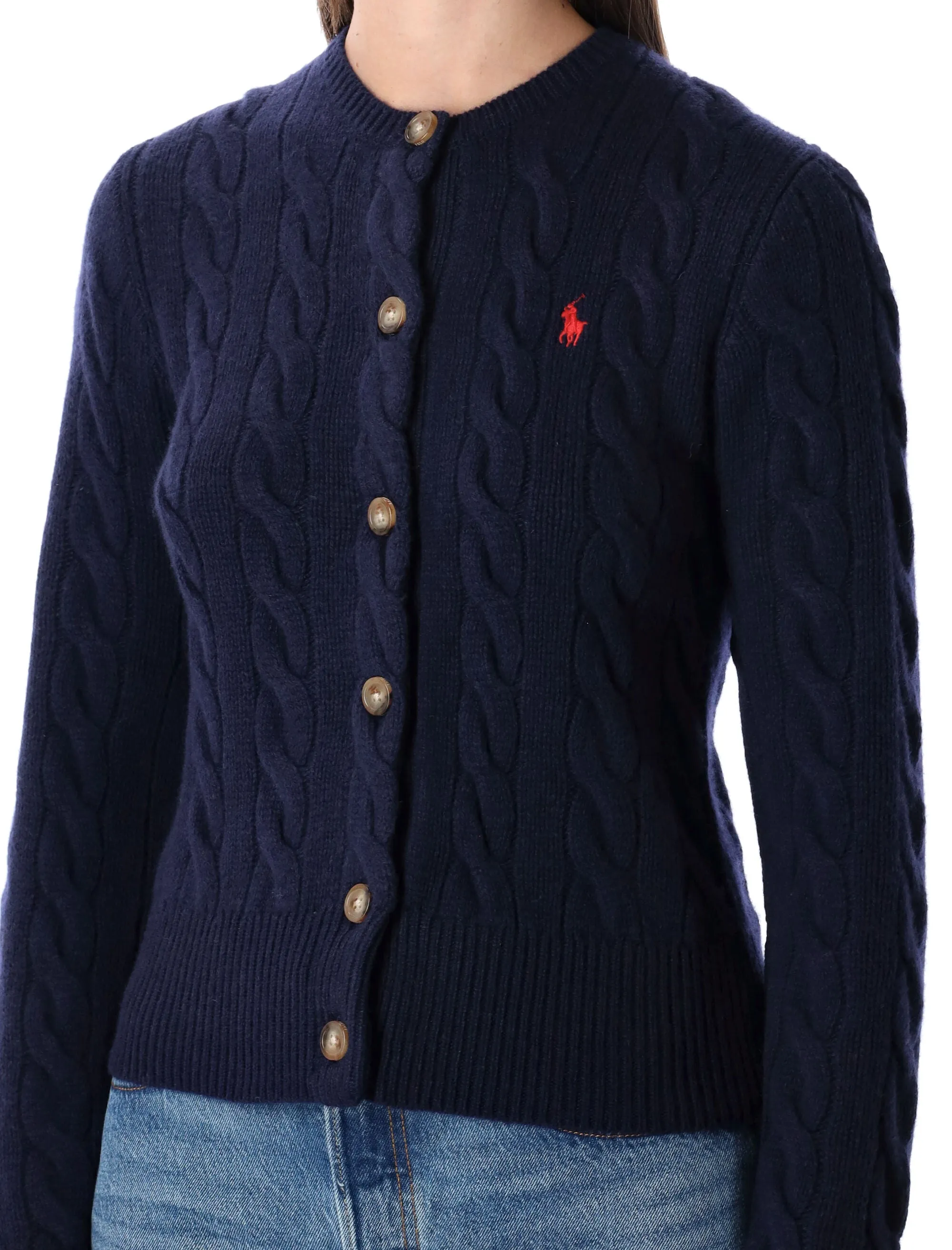 CABLE-KNIT CARDIGAN sold by Lord & Taylor product image thumbnail 3