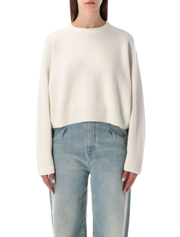 BRUZZI CROPPED WOOL AND CASHMERE SWEATER sold by Lord & Taylor