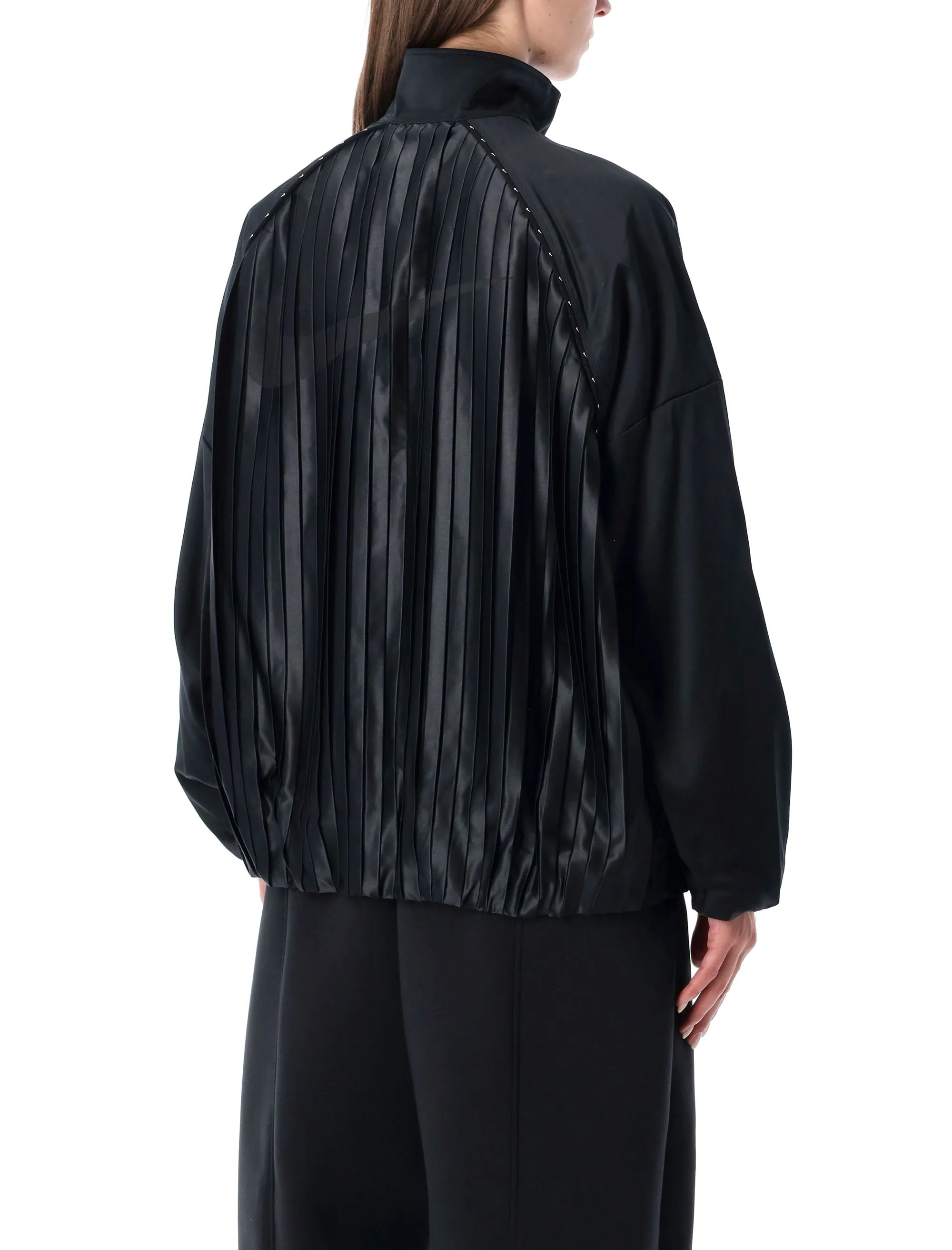 SATIN PLEATED OVERSIZED TRACKSUIT JACKET NIKE SPORTSWEAR COLLECTION sold by Lord & Taylor product image thumbnail 2