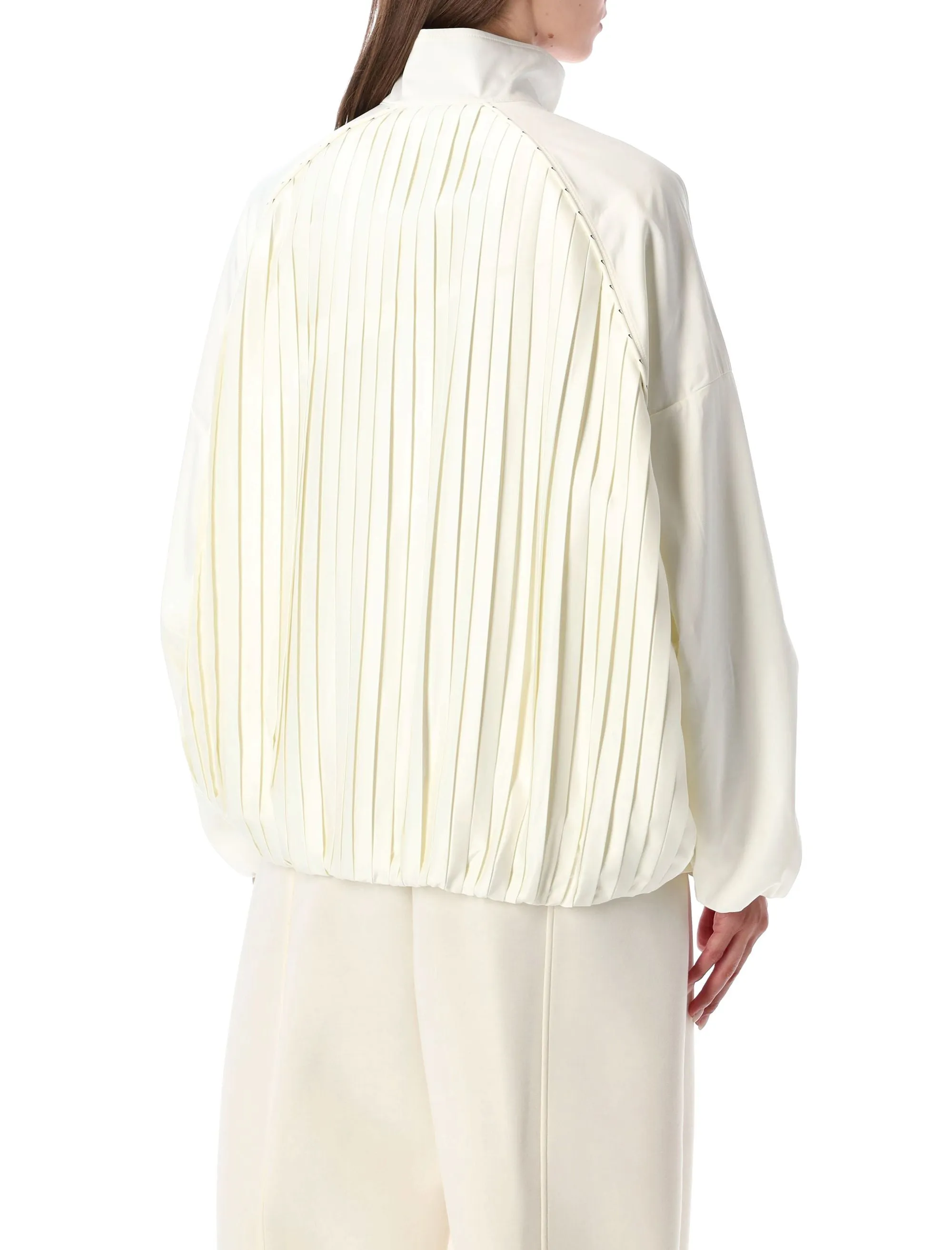 SATIN PLEATED OVERSIZED TRACKSUIT JACKET NIKE SPORTSWEAR COLLECTION sold by Lord & Taylor product image thumbnail 2