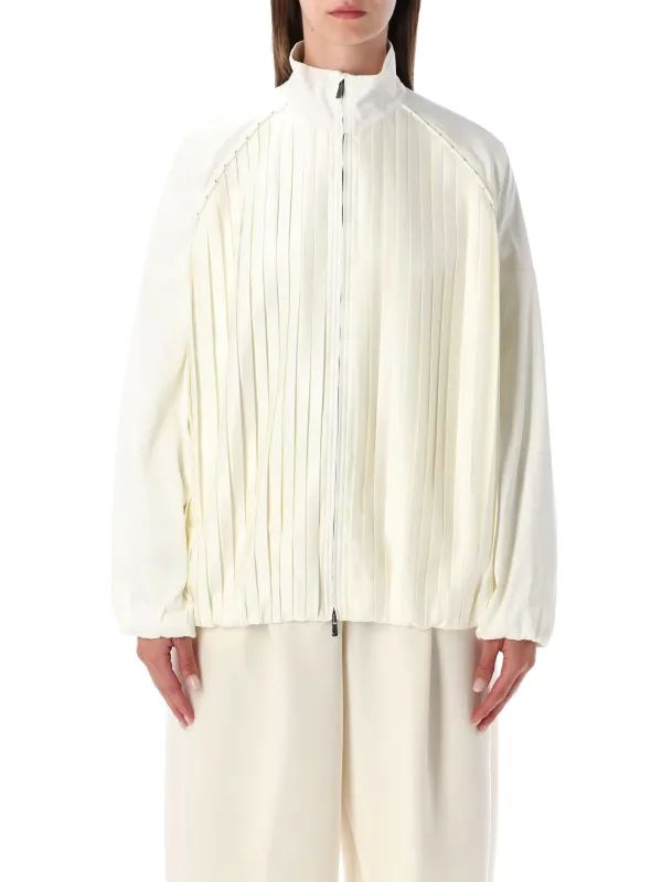 SATIN PLEATED OVERSIZED TRACKSUIT JACKET NIKE SPORTSWEAR COLLECTION sold by Lord & Taylor