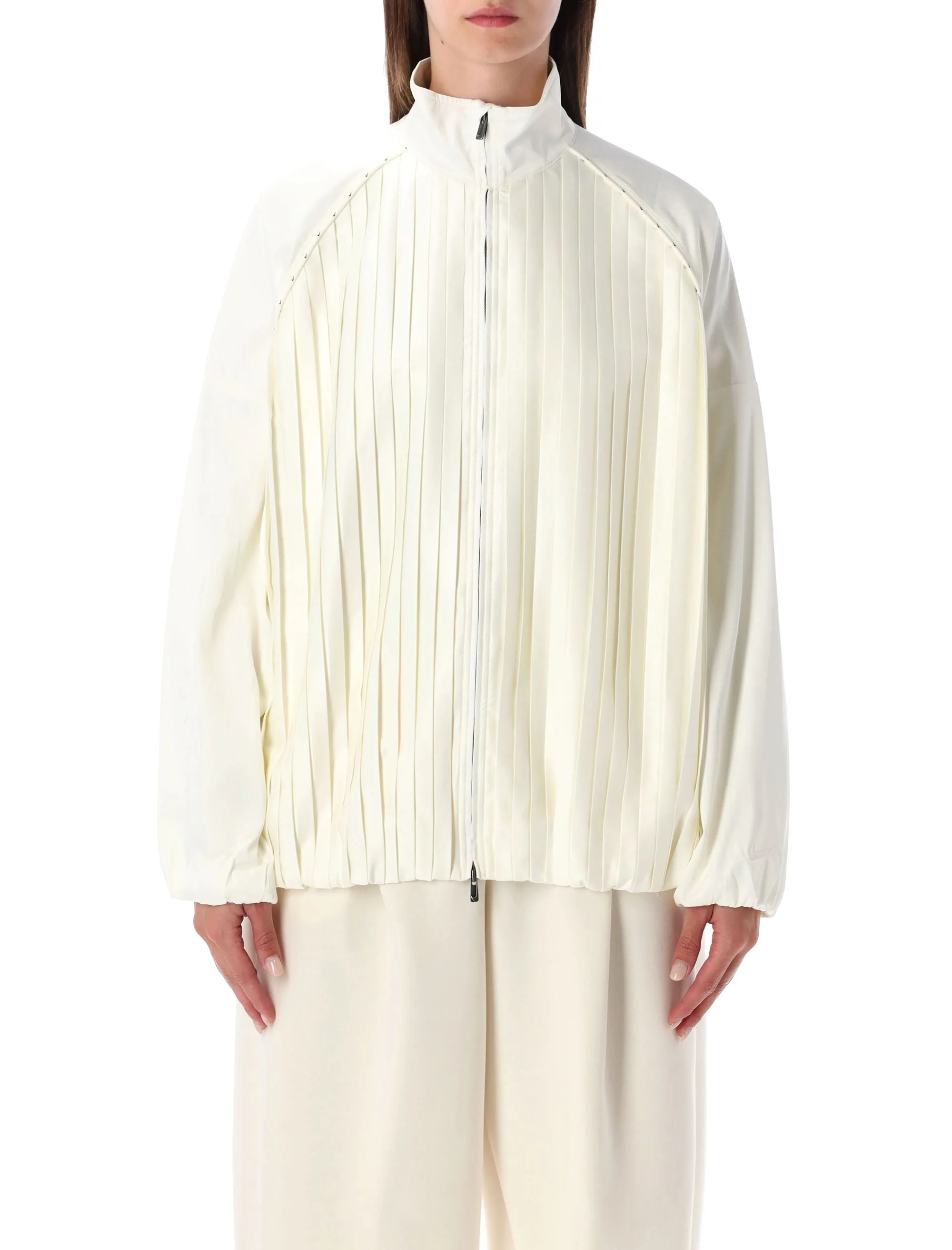 SATIN PLEATED OVERSIZED TRACKSUIT JACKET NIKE SPORTSWEAR COLLECTION sold by Lord & Taylor